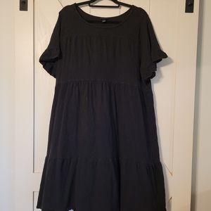 Black Torrid teired dress sz3